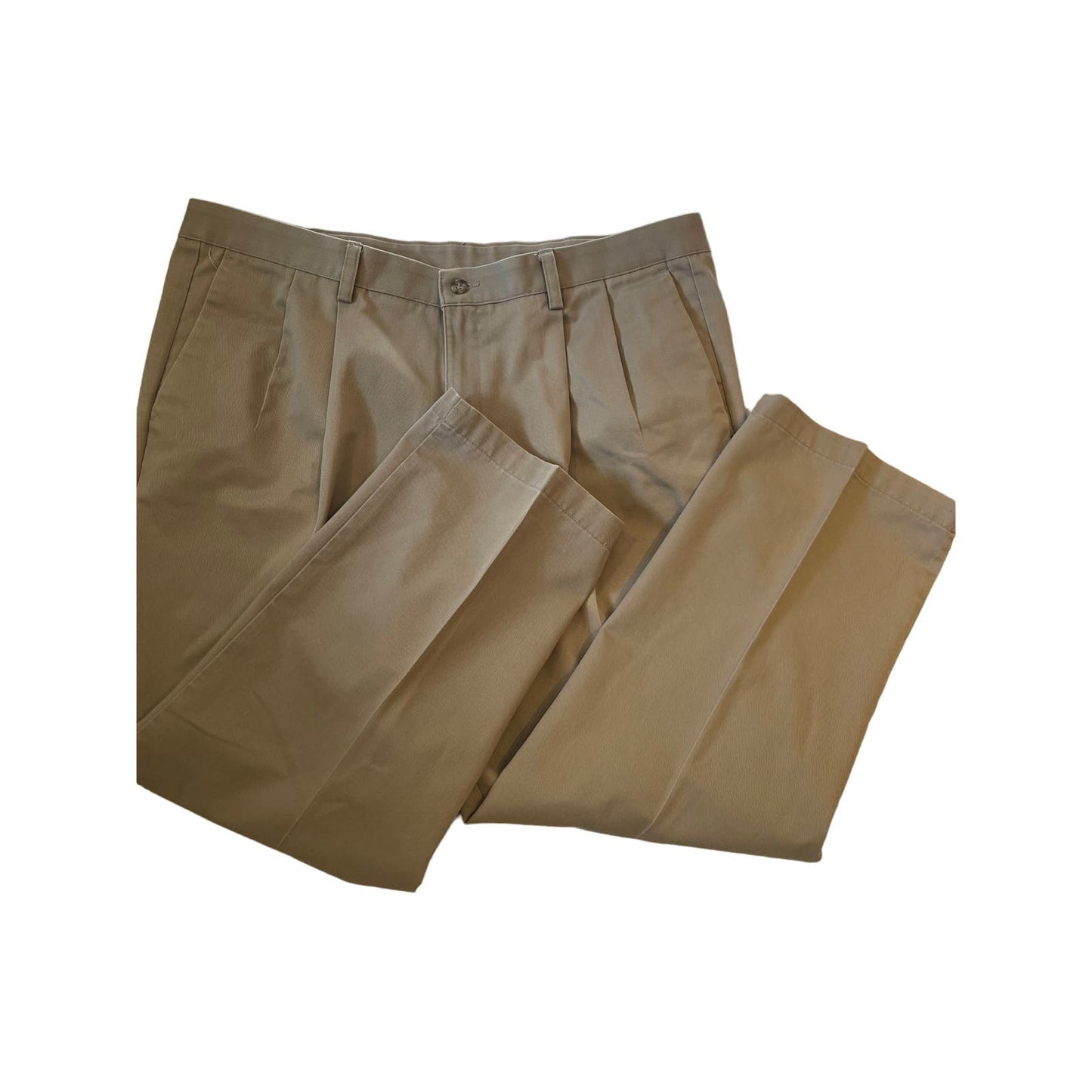 Vintage Y2K Dockers Individual Fit Pleated Khaki Pants Mens Size 40/29