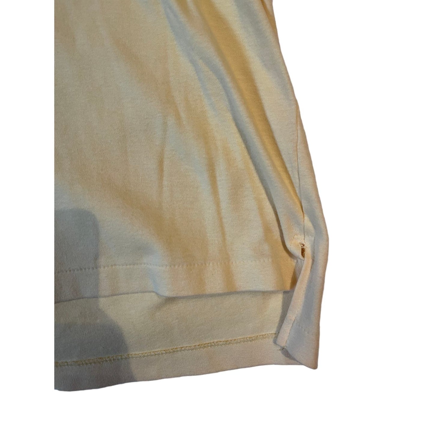Vintage 90s Studio Chesterfield 100% Cotton Yellow Polo Shirt Men's Size Large