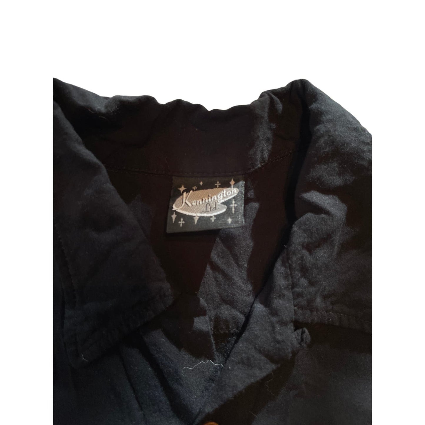 Vintage 90's Kennington Men's Medium Dragon Muli-Color Button Up Shirt Casual