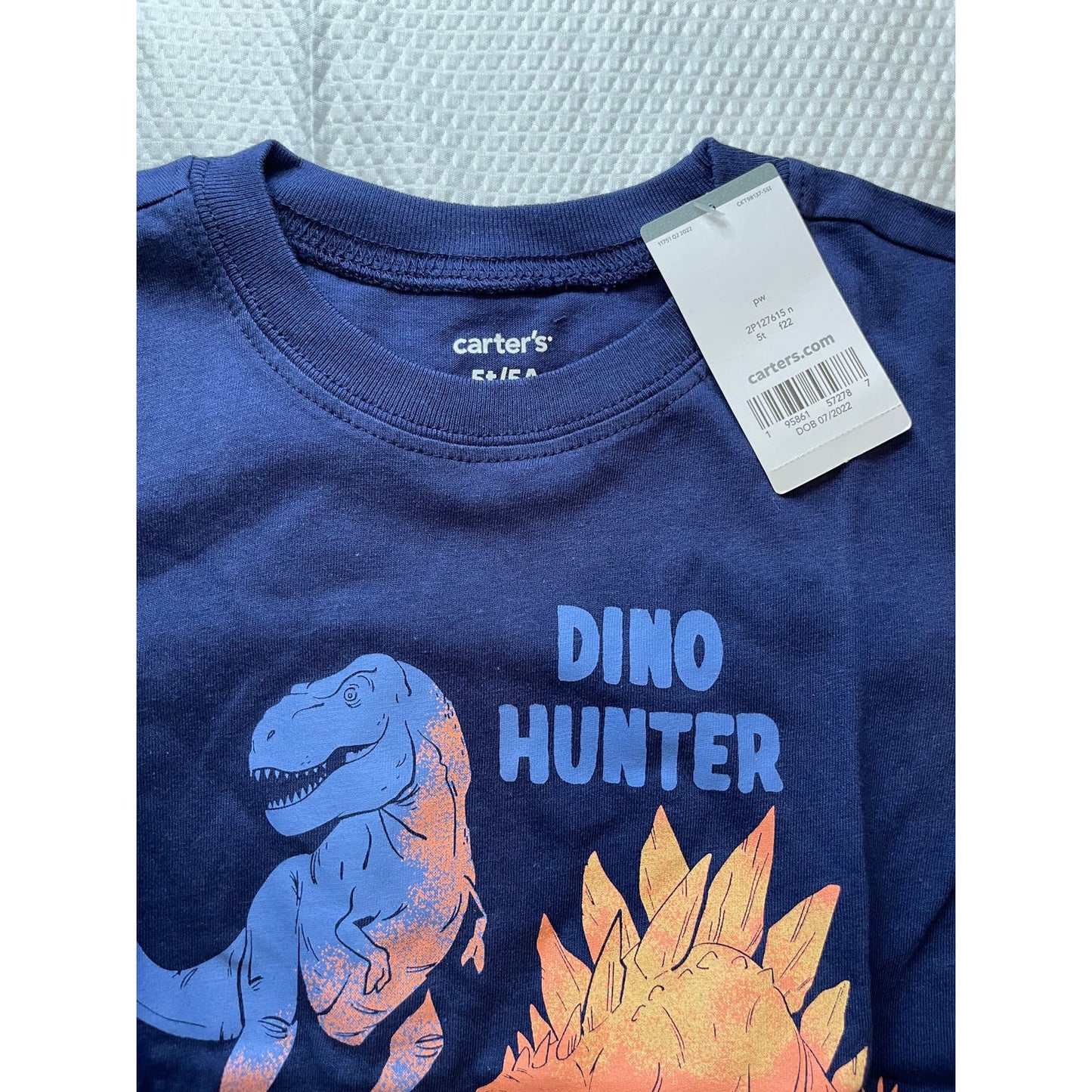 NWT Carter's Childrens Size 5T Toddler Dinosaur Long Sleeve T-Shirt