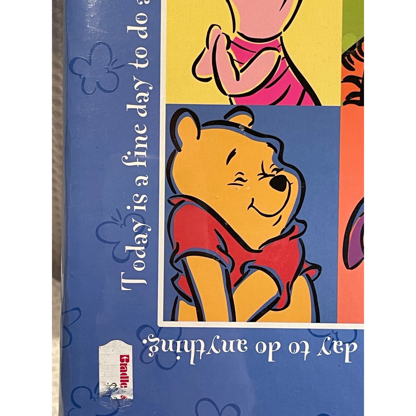 Vintage Winnie The Pooh Photo Picture Album 4x6 Easy Pockets with Memo Area NEW