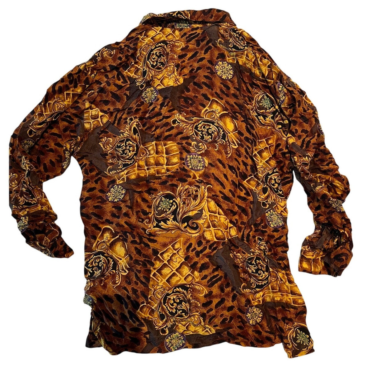 Vintage Forenza Cheetah Print - 100% Silk