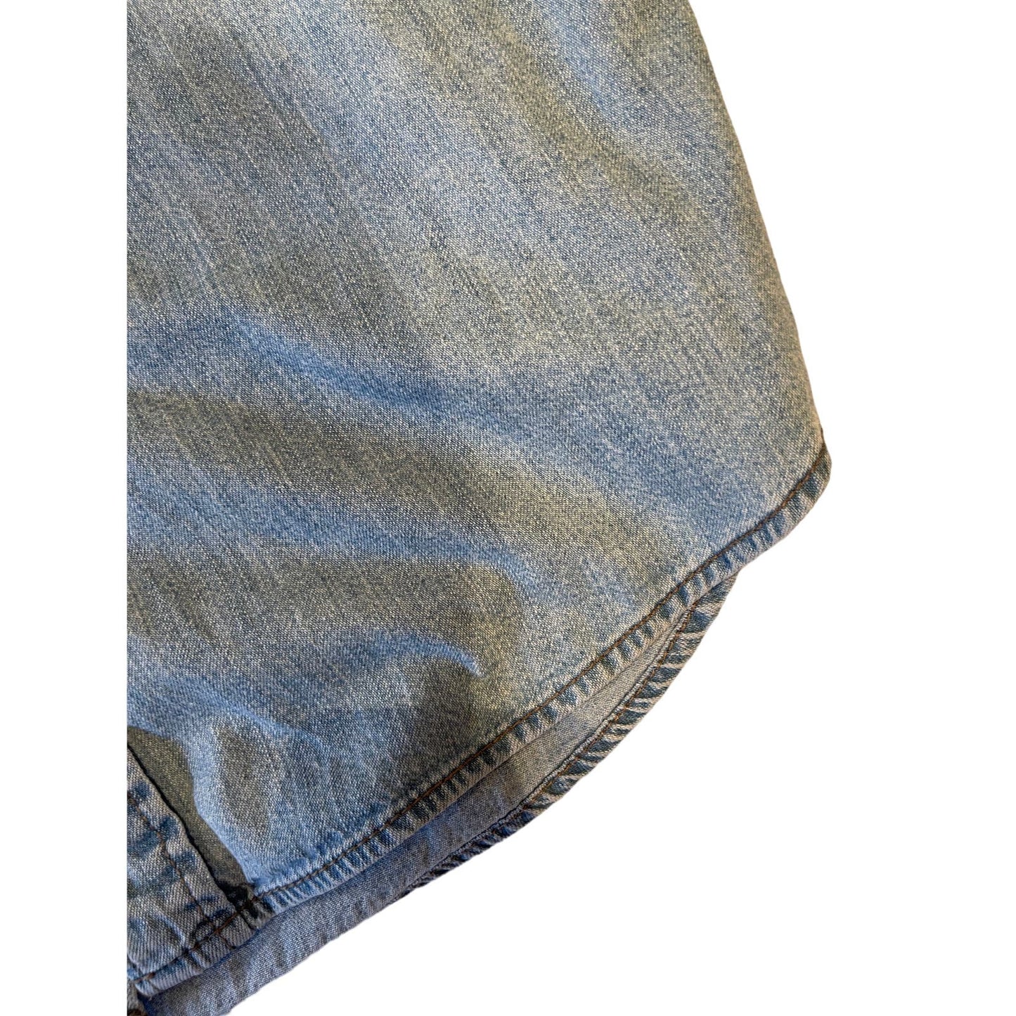 Levi's Dry Goods Vintage 90's Men's XL 100% Cotton Blue Button Down Shirt