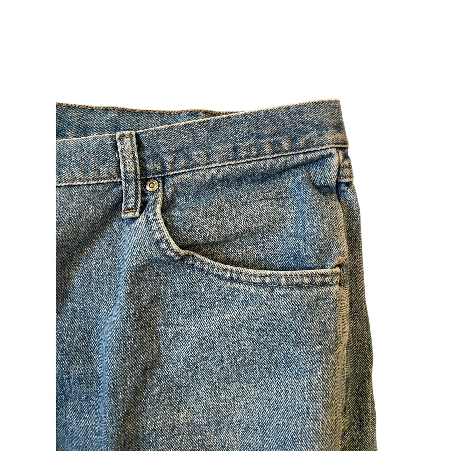 Vintage Wrangler Relaxed Fit Blue Denim Jeans Mens Size 42/30 Y2K