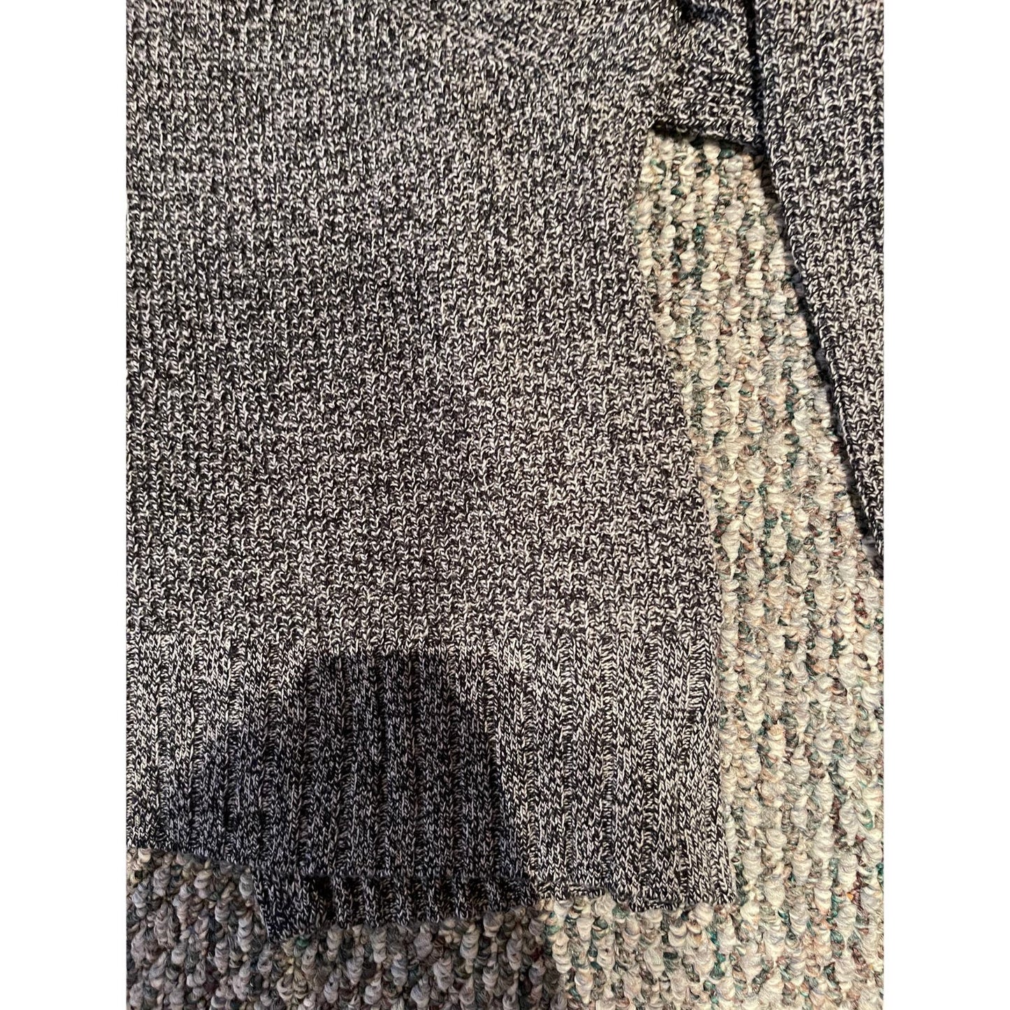 NWT Madewell Eastbrook Gray Turtleneck Crossback Sweater Size Med MC007