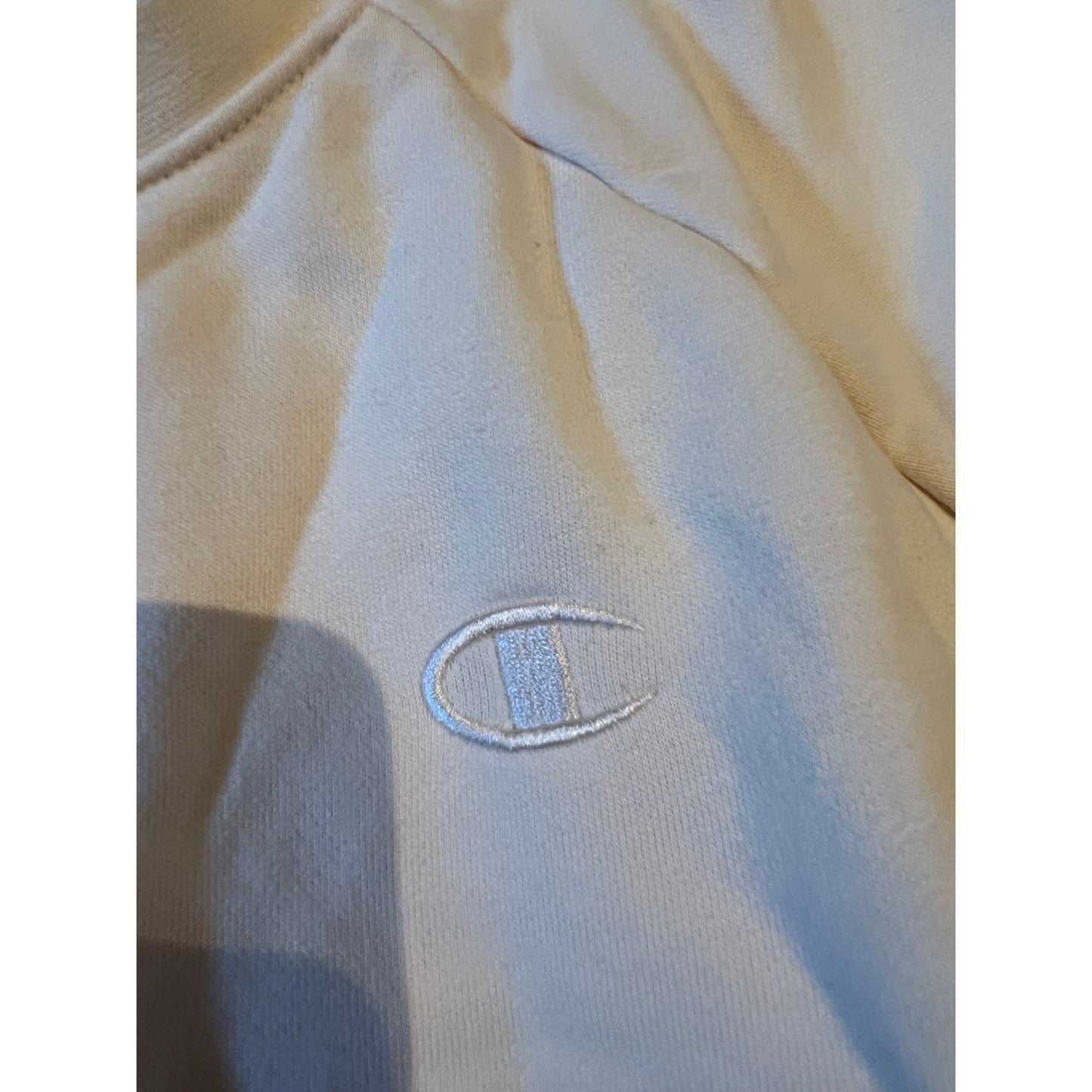 Champion Off-White Pullover Crewneck Sweatshirt