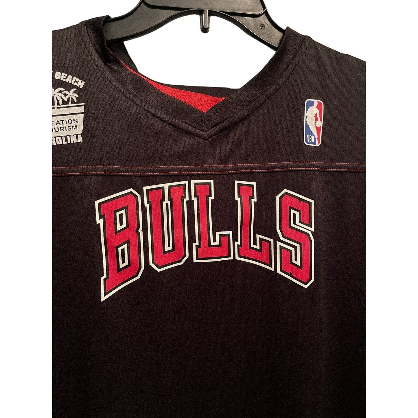 Chicago Bulls Reversable Black & Red Jersey Scrimmage Adult Large