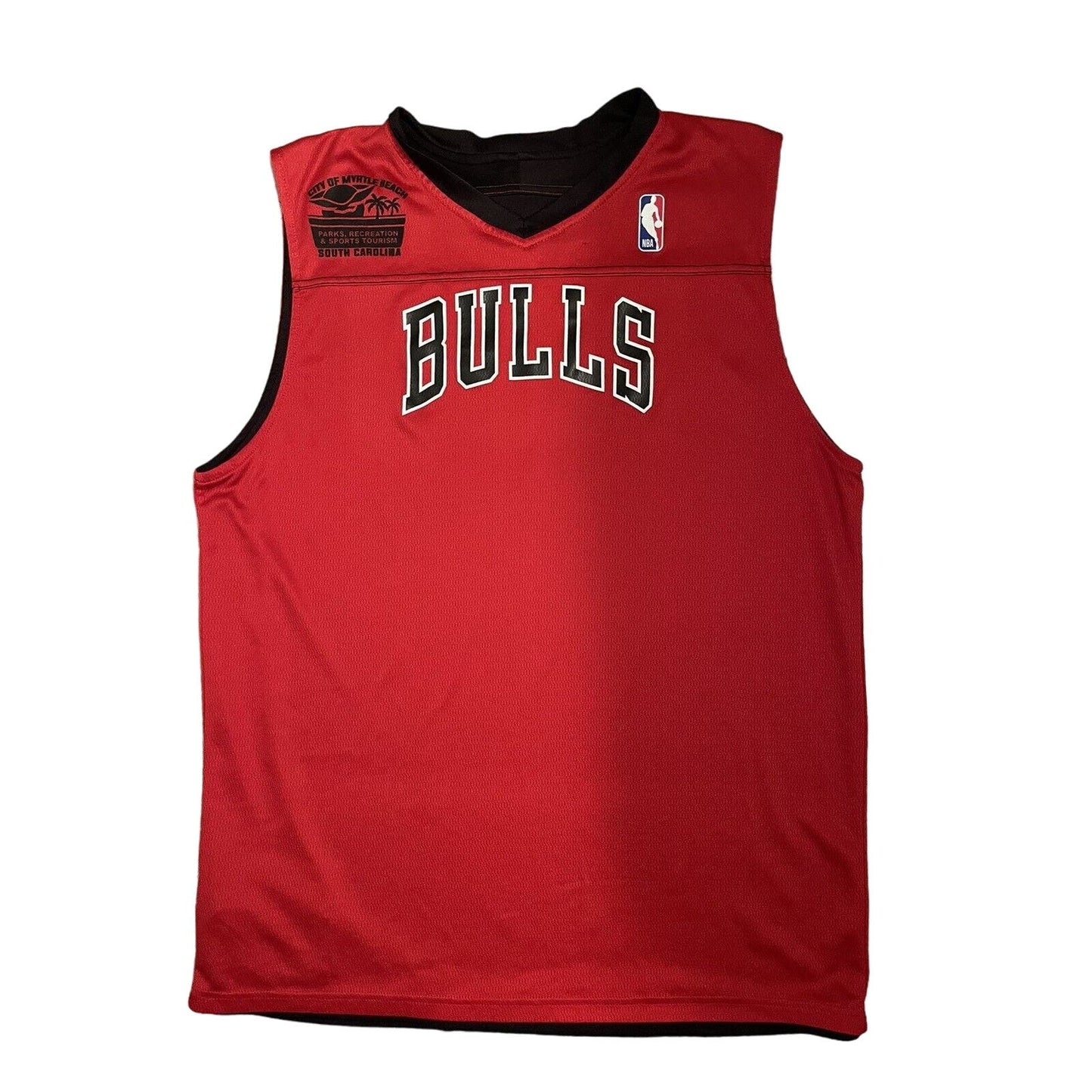 Chicago Bulls Reversable Black & Red Jersey Scrimmage Adult Large