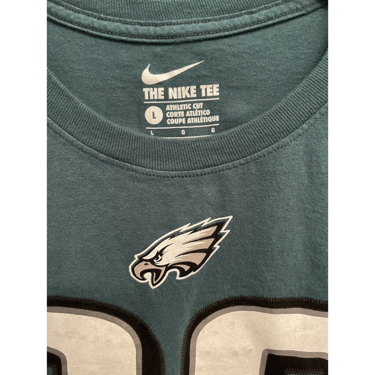 Philadelphia Eagles Zach Ertz #86 Nike Men's L Shirt Jersey - Green, White