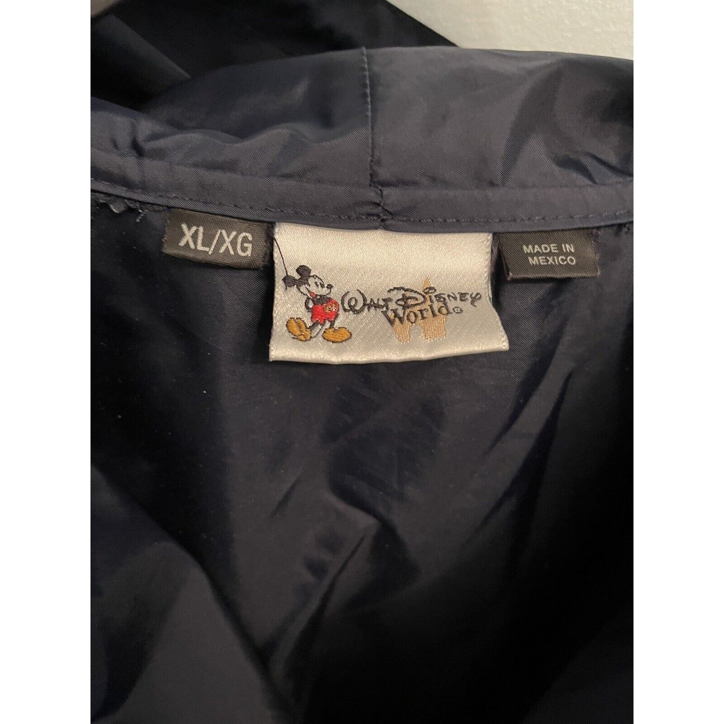 Vintage DisneyWorld Hooded Rain Jacket / Windbreaker