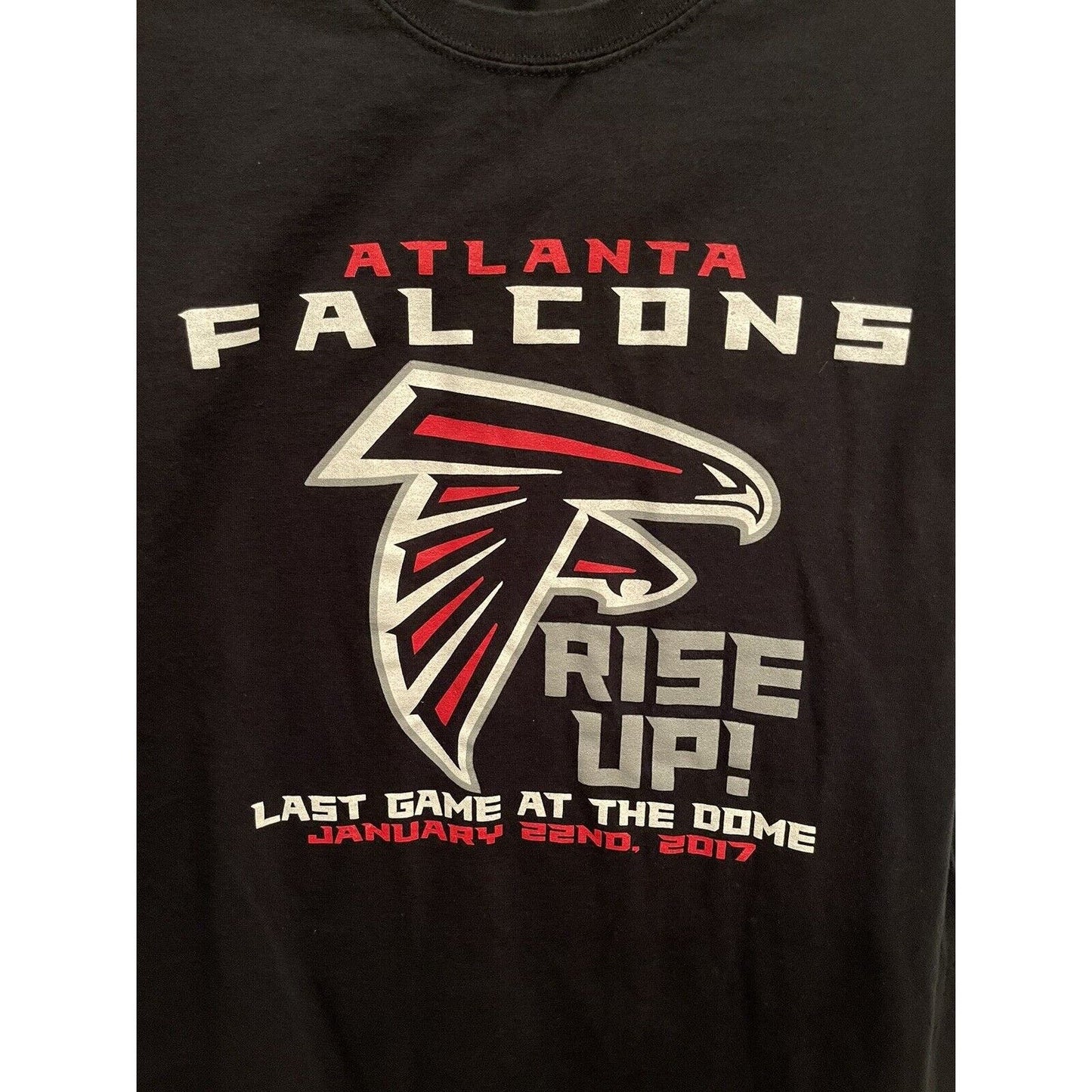 2017 Atlanta Falcons Men's Large 'Last Game in The Dome' Exclusive Game Day Tee