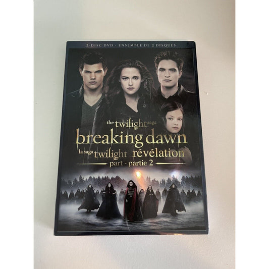 The Twilight Saga: Breaking Dawn Part 2 (DVD) Brand New Sealed French & English