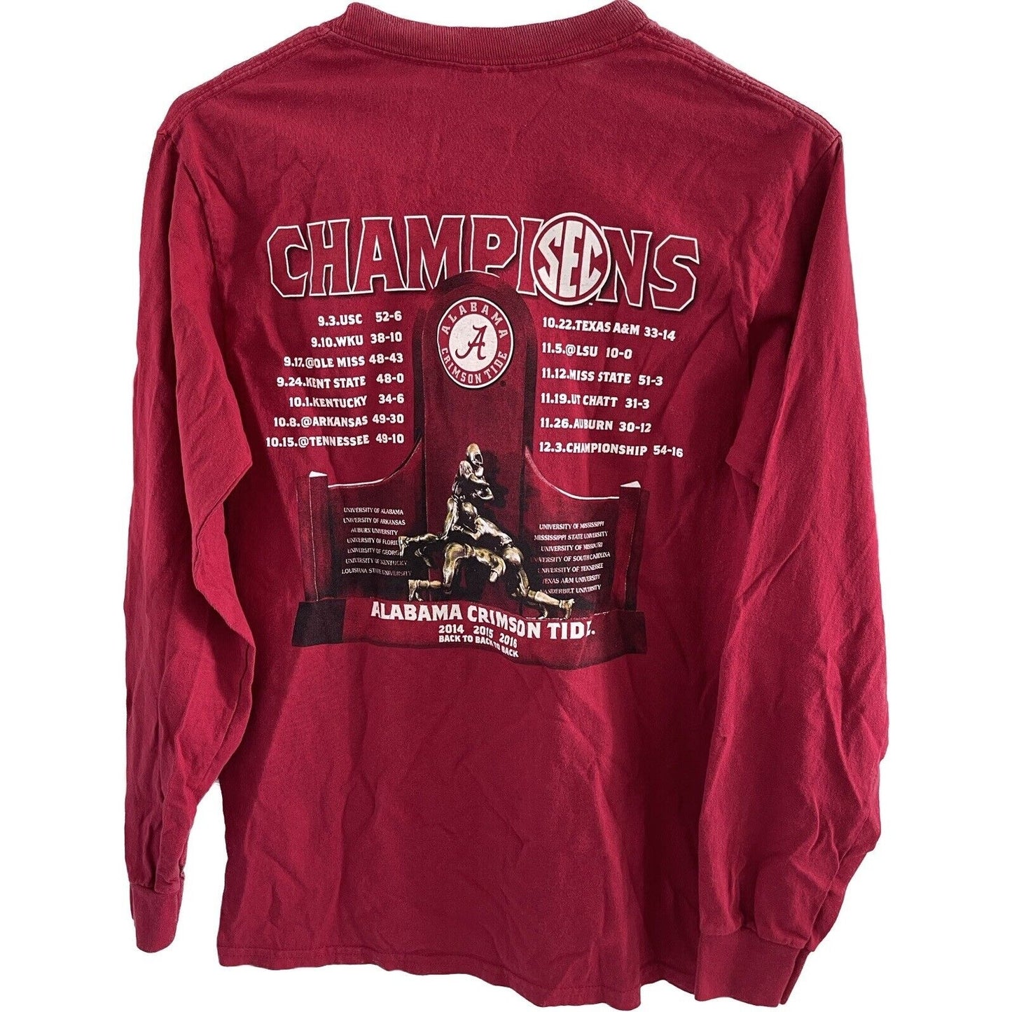 Alabama Crimson Tide 2016 SEC Champions T-Shirt